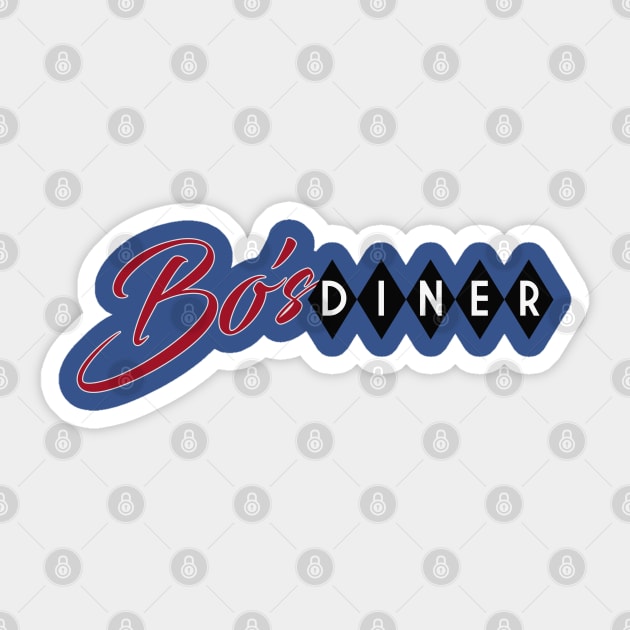 Baby Driver: Bo's Diner (Pocket) Sticker by BustedAffiliate